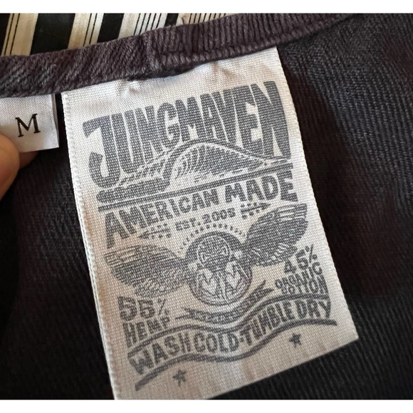 Jungmaven - Button Front Jumper in Navy; Medium. - Picture 12 of 13